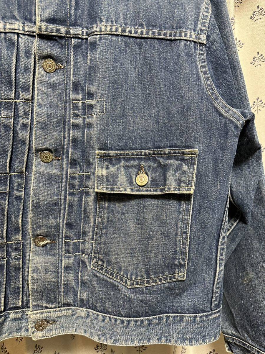 vintage FOREMOST 1st デニムジャケット ヘビーオンス ビッグサイズ 506xx 507xx 501xx Levi's 2nd_画像2