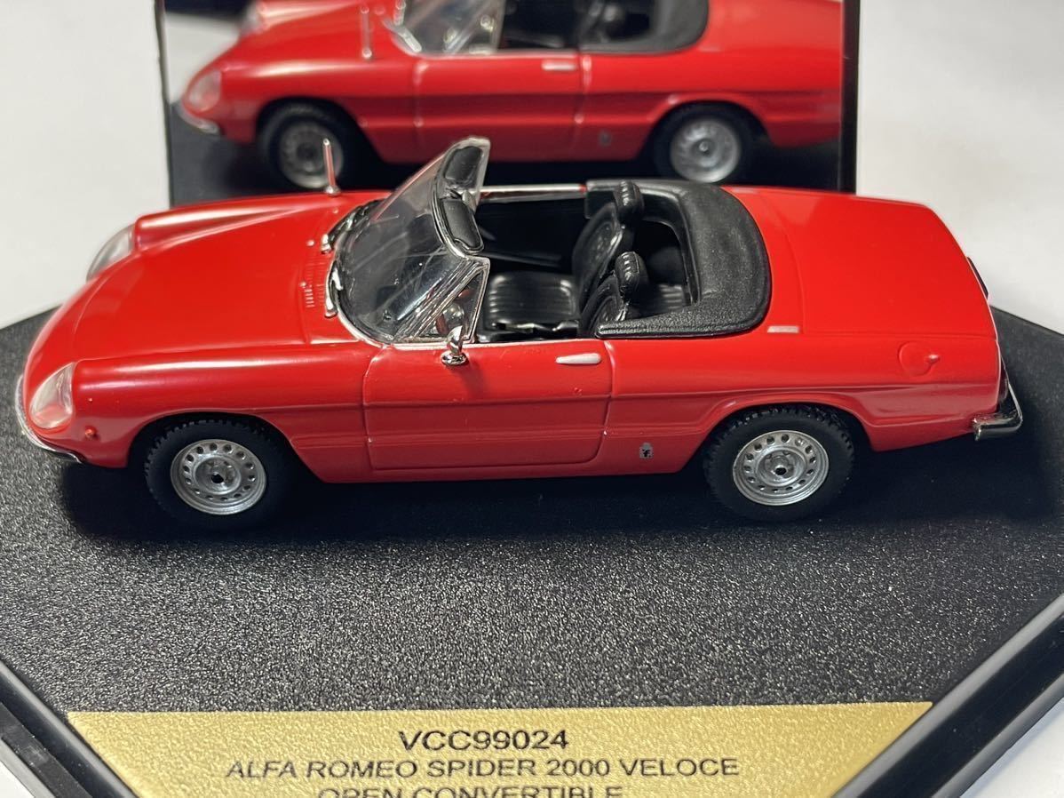 1/43 VITESSE ◆ALFA ROMEO SPIDER 2000 VELOCE 1971. (RED) アルファロメオ　スパイダー2000 ベローチェ_画像3