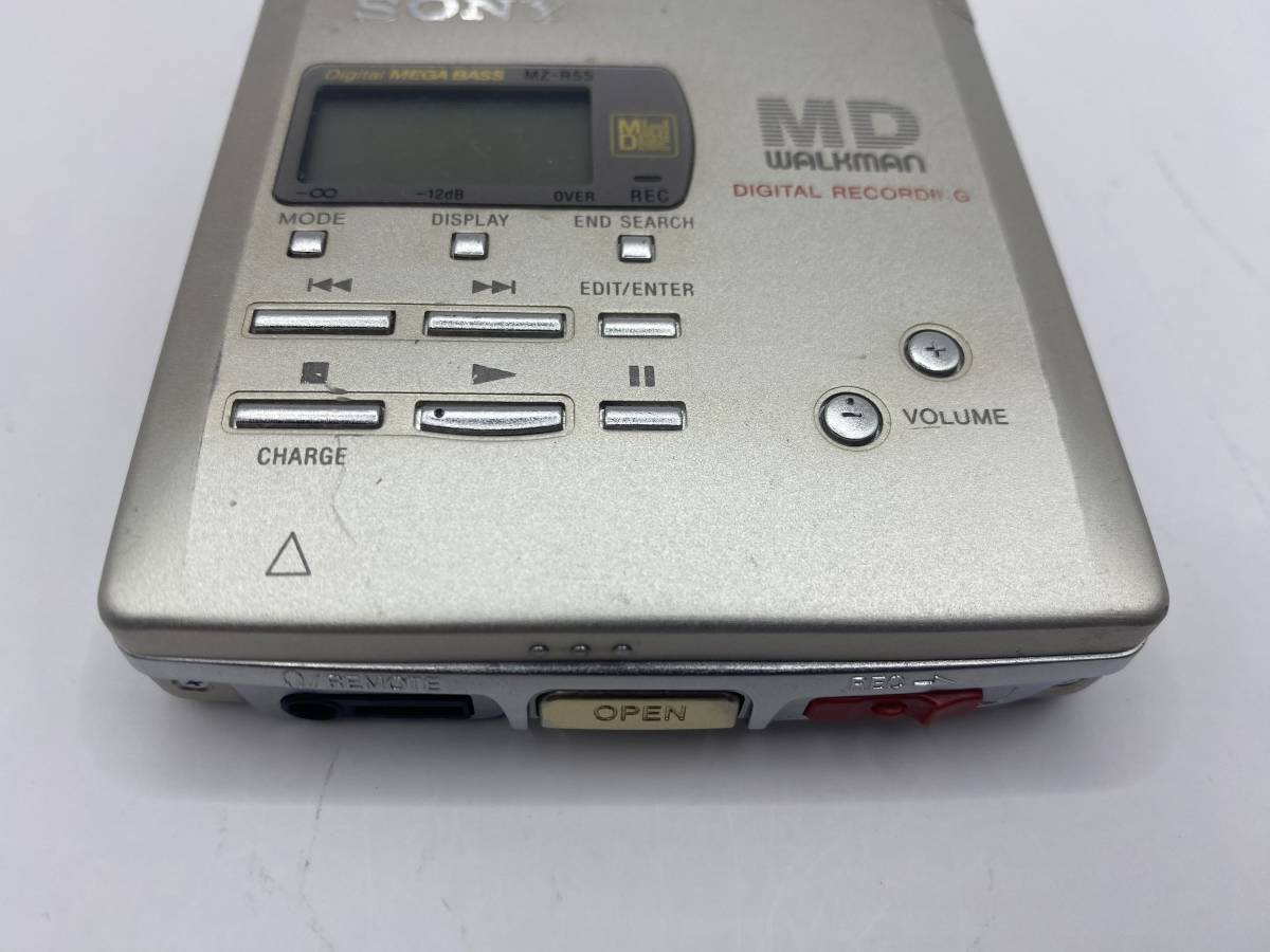 SONY MD WALKMAN ソニー MDウォークマン MZ-R55 シルバー_画像3