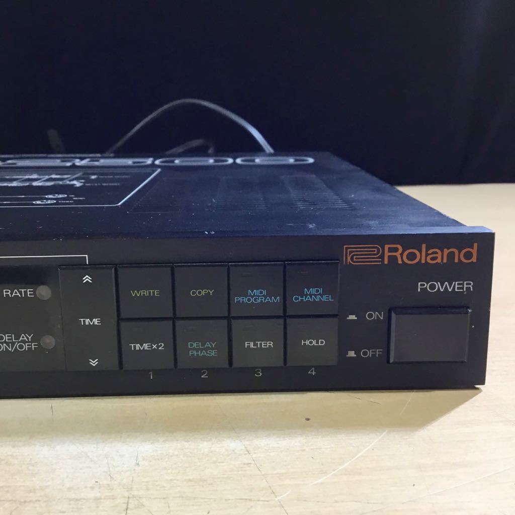 【送料無料】(121565F) Roland SDE-2500 MIDI DIGITAL DELAY 通電確認済 ジャンク品_画像4