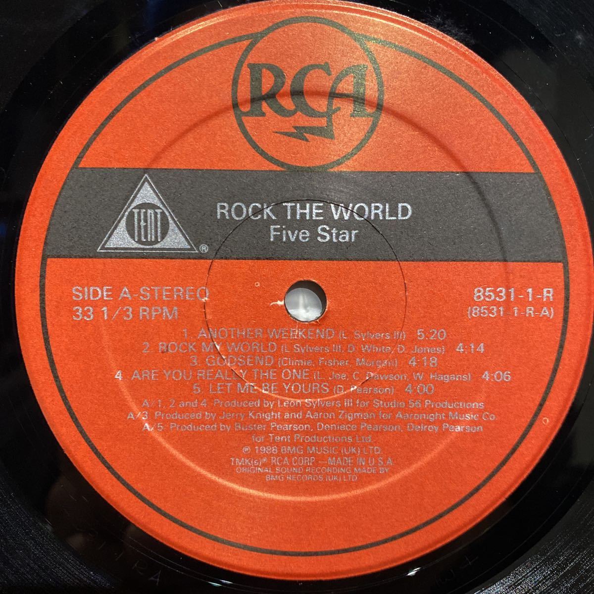 【輸入盤】Five Star/Rock The World/ファイブスター/5Star/Electro/Soul/Funk/Disco/Synth-pop/レコード/LP_画像4