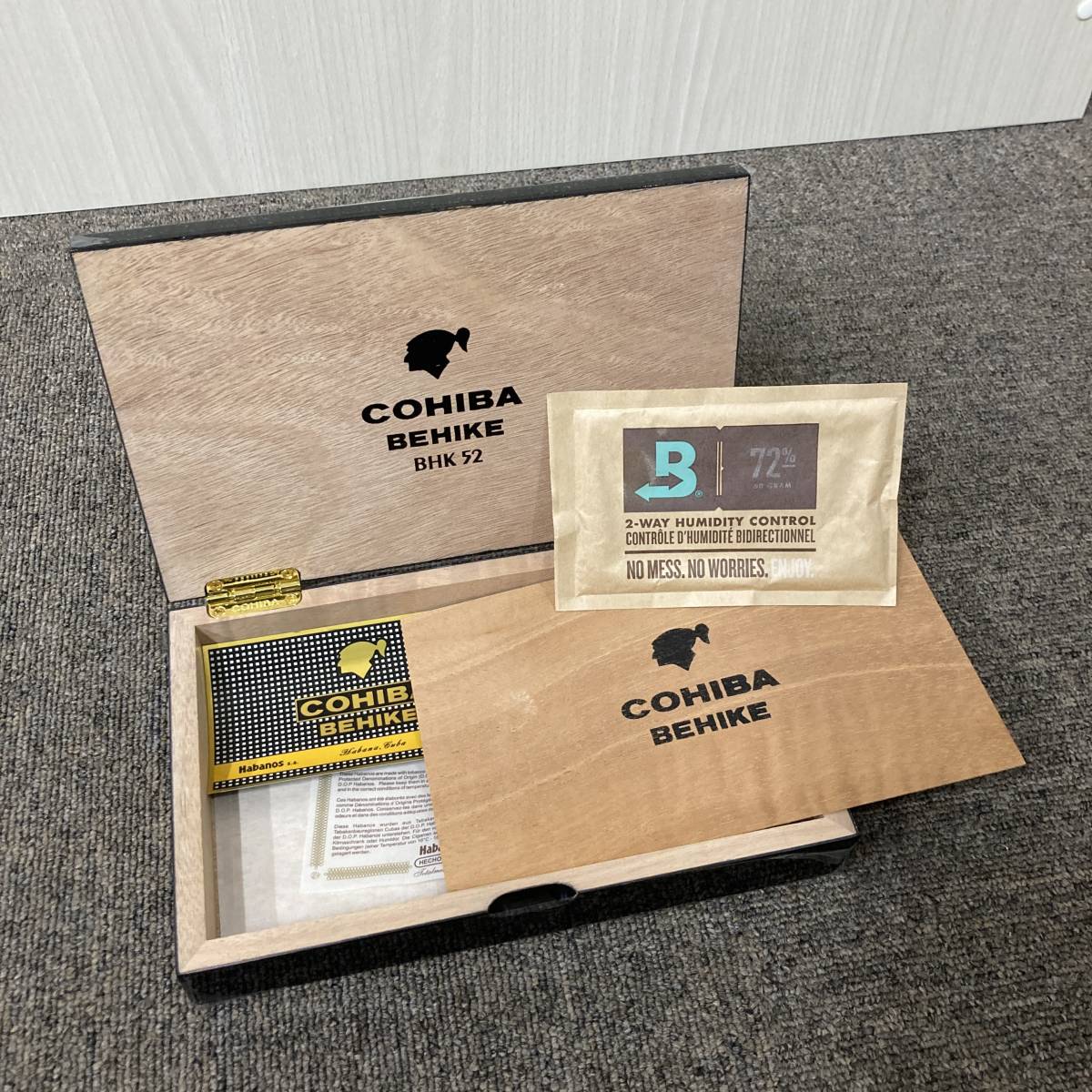 [ empty box / extra attaching ] COHIBA | BEHIKE 52 BHK 52 | Boveda 72 attaching |koi-ba| Bay -ke52 |boveda humidity control .72%