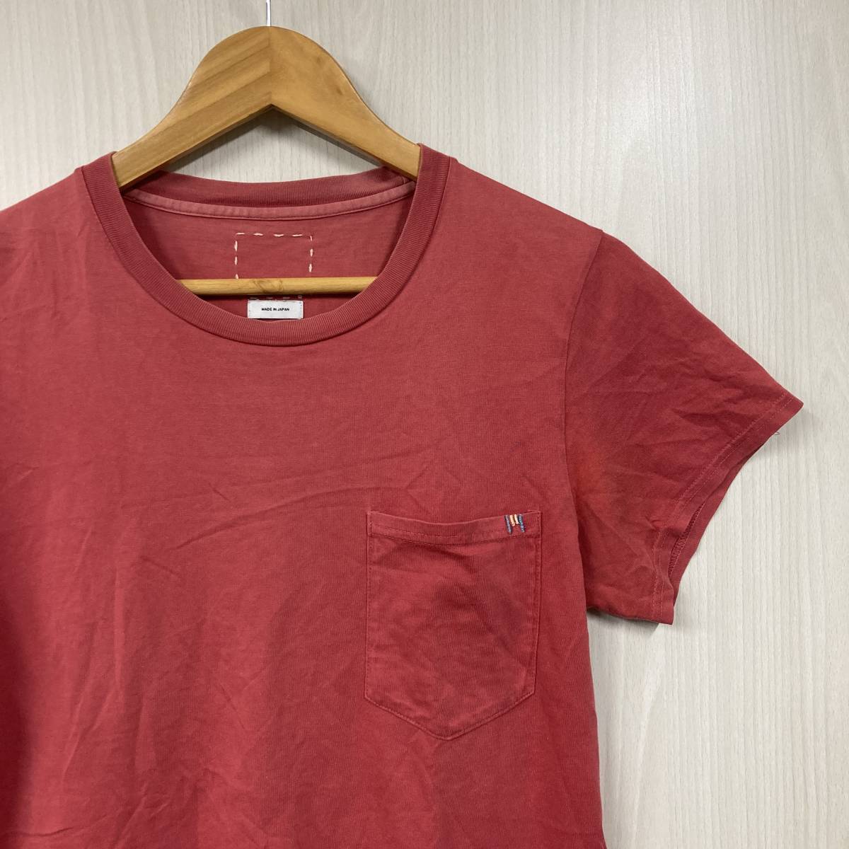 size 2 | visvim | COCHINEAL POCKET TEE S/S (GIZA) | COCHIN | ヴィズヴィム ビズヴィム ビズビム | ポケットTシャツ | コチニールレッド_画像2