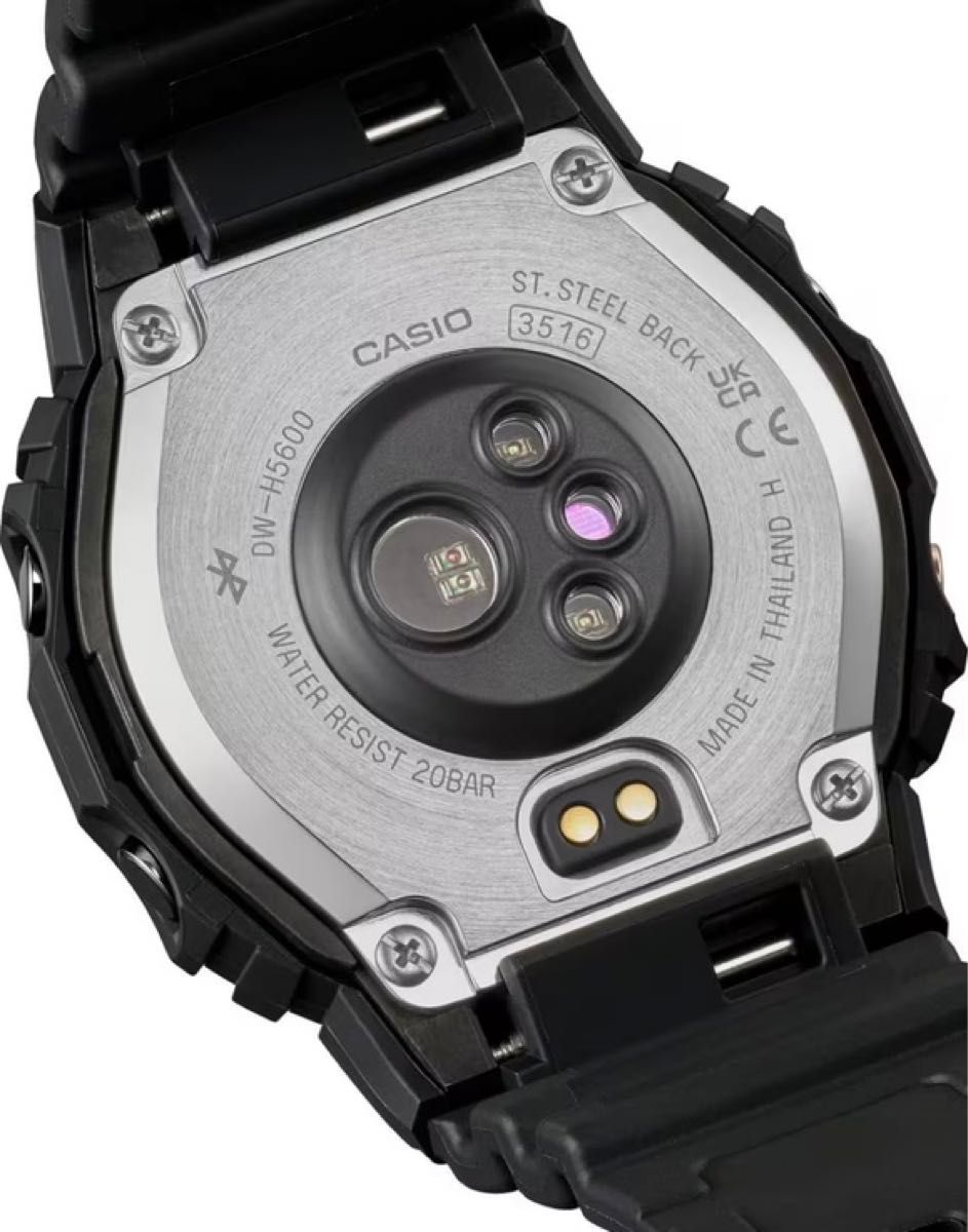 新品未使用 CASIO G-SHOCK DW-H5600-1JR G-SQUAD 腕時計 心拍計測 ソーラー 国内正規品 タグ付