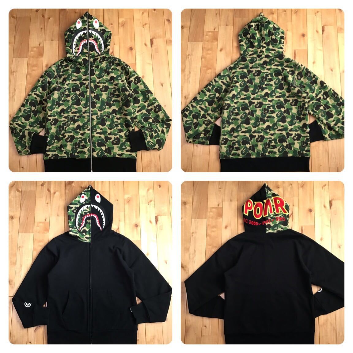 ☆リバーシブル☆ シャーク パーカー Mサイズ ABC camo ☆リバーシブル☆ シャーク パーカー Mサイズ ABC camo