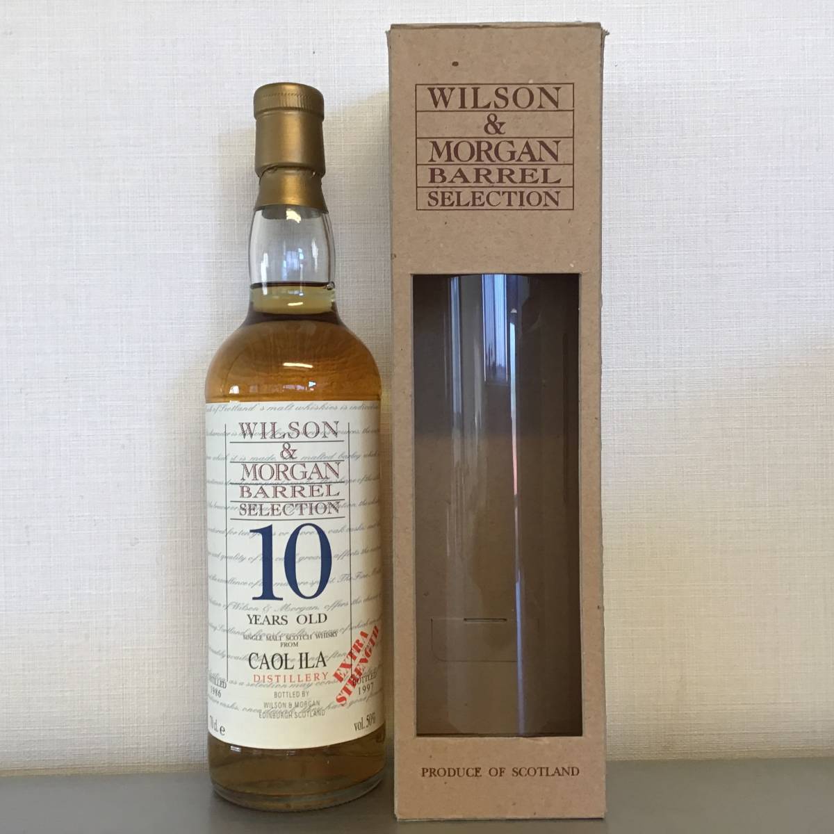 Wilson & Morgan Barrel Selection 10 Years Old Caol Ila Distillery(箱付)_画像1