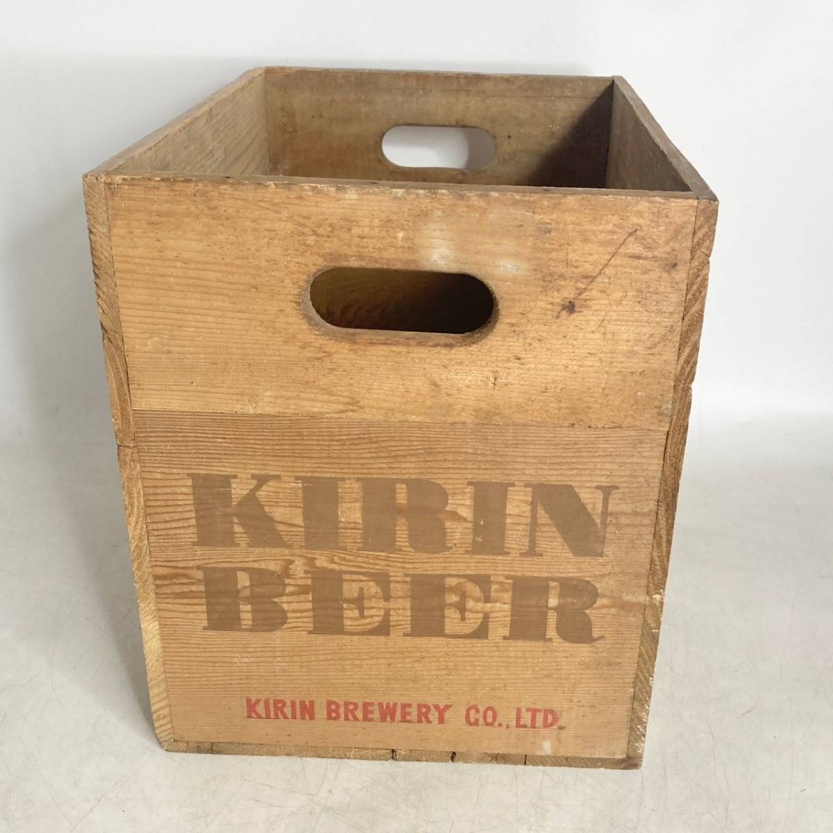 キリンビール 木箱 昭和レトロ キリンビール 木箱 キャンプ 薪 たき火 ビンテージ 昭和レトロ