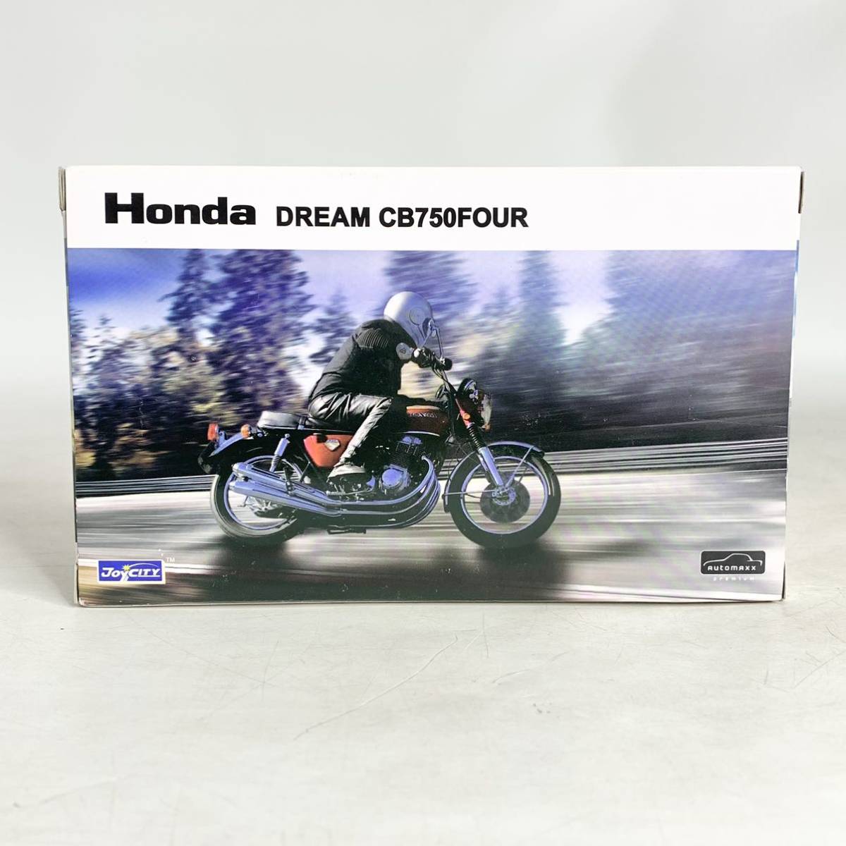 アオシマ　HONDA DREAM CB750FOUR　1/12　完成品バイクシリーズ　キャンディレッド　フィギュア　バイク　ミニカー　AOSHIMA　ビンテージ_画像3