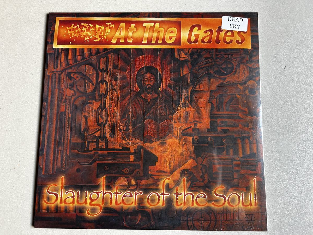 ☆NEW SEALED ★AT THE GATES アット ザ ゲーツ ★Slaughter Of The Soul ★DEAD SKY 灰/水色盤 ★300枚限定！ ★ENTOMBED BATHORY_画像1