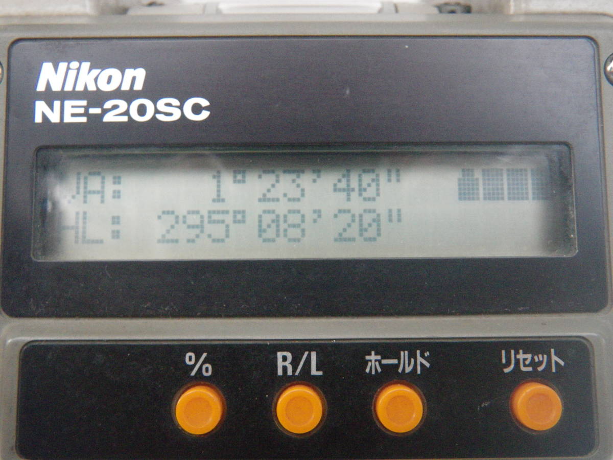 Nikon/ニコン 電子セオドライト 測量機 NE-20SC 持ち上げよ Nikon/ニコン 電子セオドライト 測量機 NE-20SC 持ち上げよ