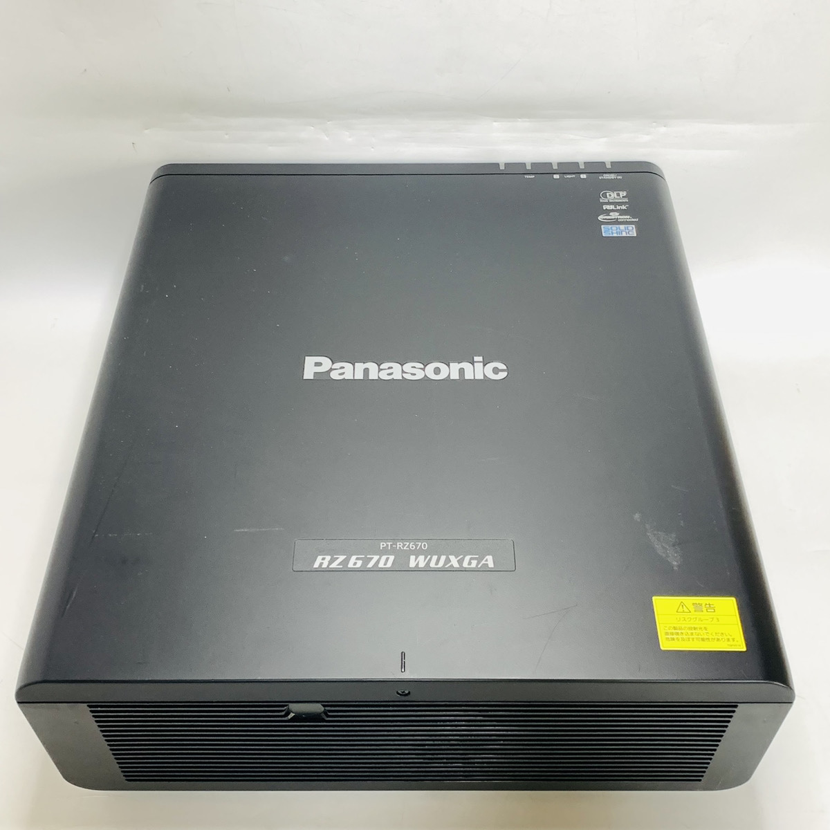 【A3364】Panasonic SOLIDSHINE ソリッドシャイン PT-RZ670JLB レーザー光源1チップDLPプロジェクター プレゼンテーション ホームシアター _画像7