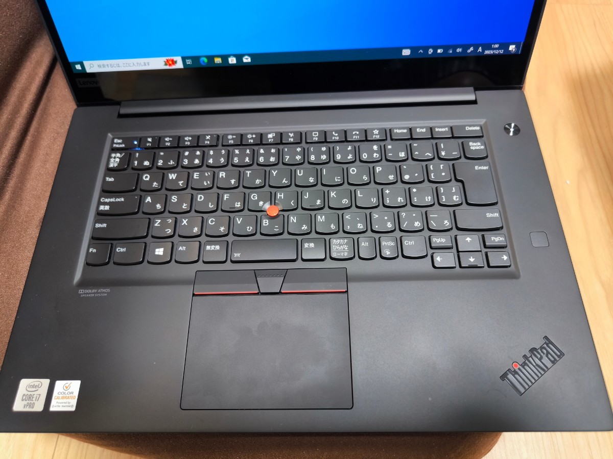 Lenovo ThinkPad P1 Gen 3/Core i7 10875H 2.30GHz/32GB/256GB/4K OLEDタッチ/quadro T1000/Win10 Pro_画像2