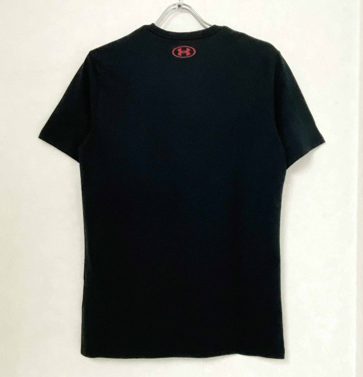 新品 M ★ アンダーアーマー メンズ 半袖 ロゴ Tシャツ ブラック ホワイト 1326849 US-S Under Armour UA GL ファンデーション ビッグロゴ