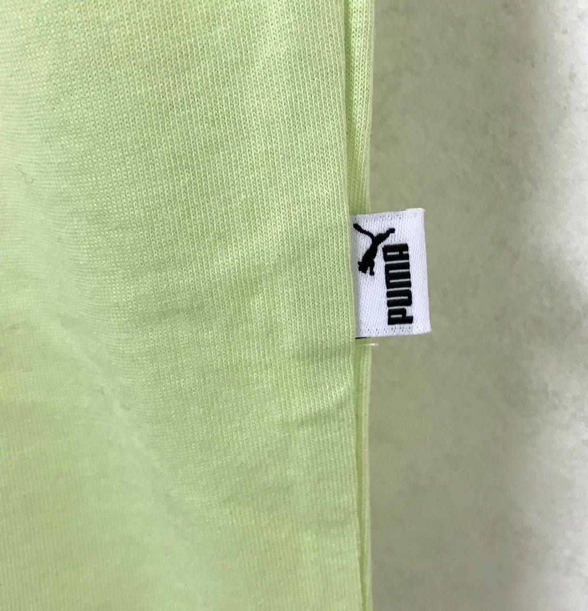 新品 L ★ PUMA プーマ レディース 半袖 Tシャツ グリーン US-M キャット ロゴ ボーイフレンド Ultra Bpufriend Tee V2 848989 の画像4