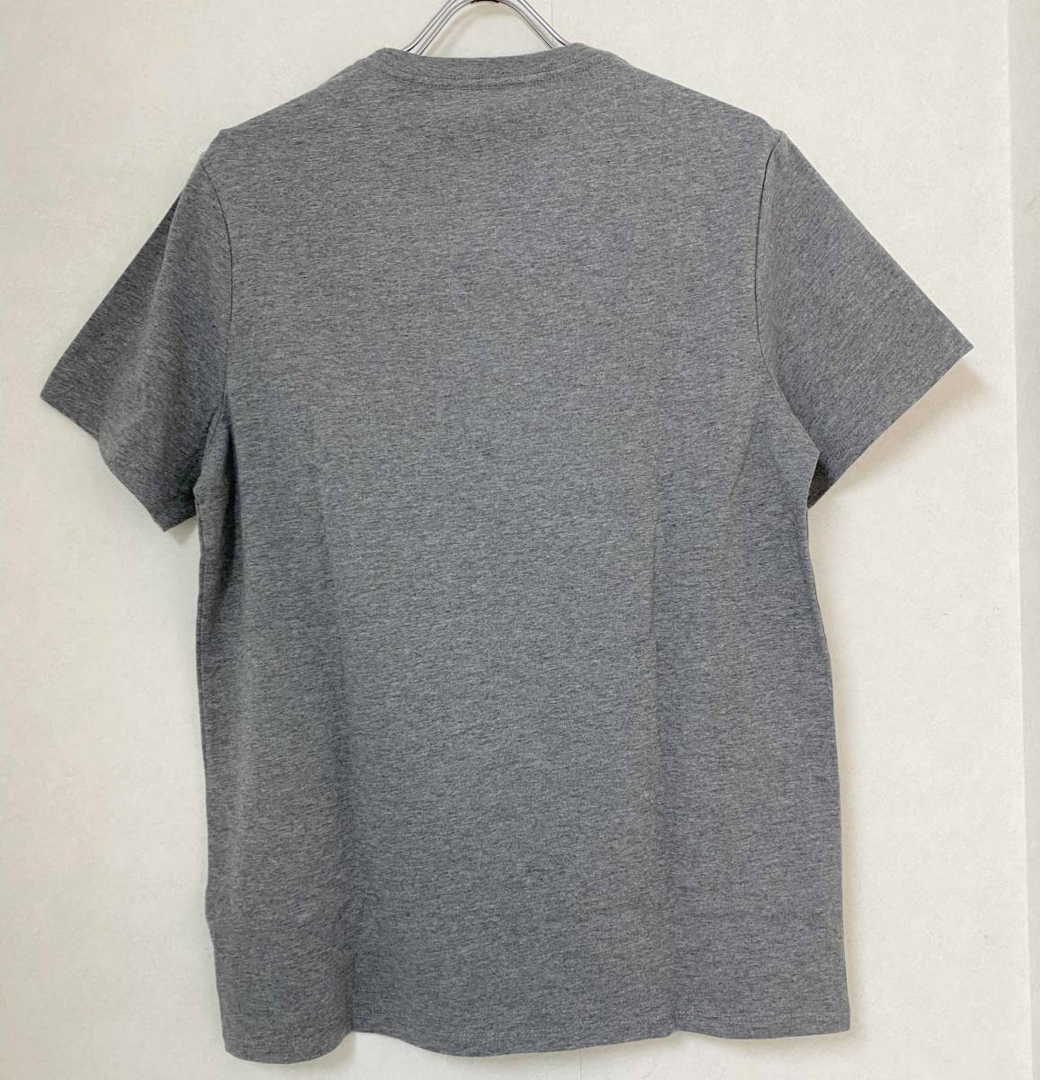 新品 S ★ コストコ BUFFALO メンズ 半袖 Tシャツ ロゴ グレー ヘザー ユニセックス トップス バッファロー MENS SS TEE DAVID BITTON