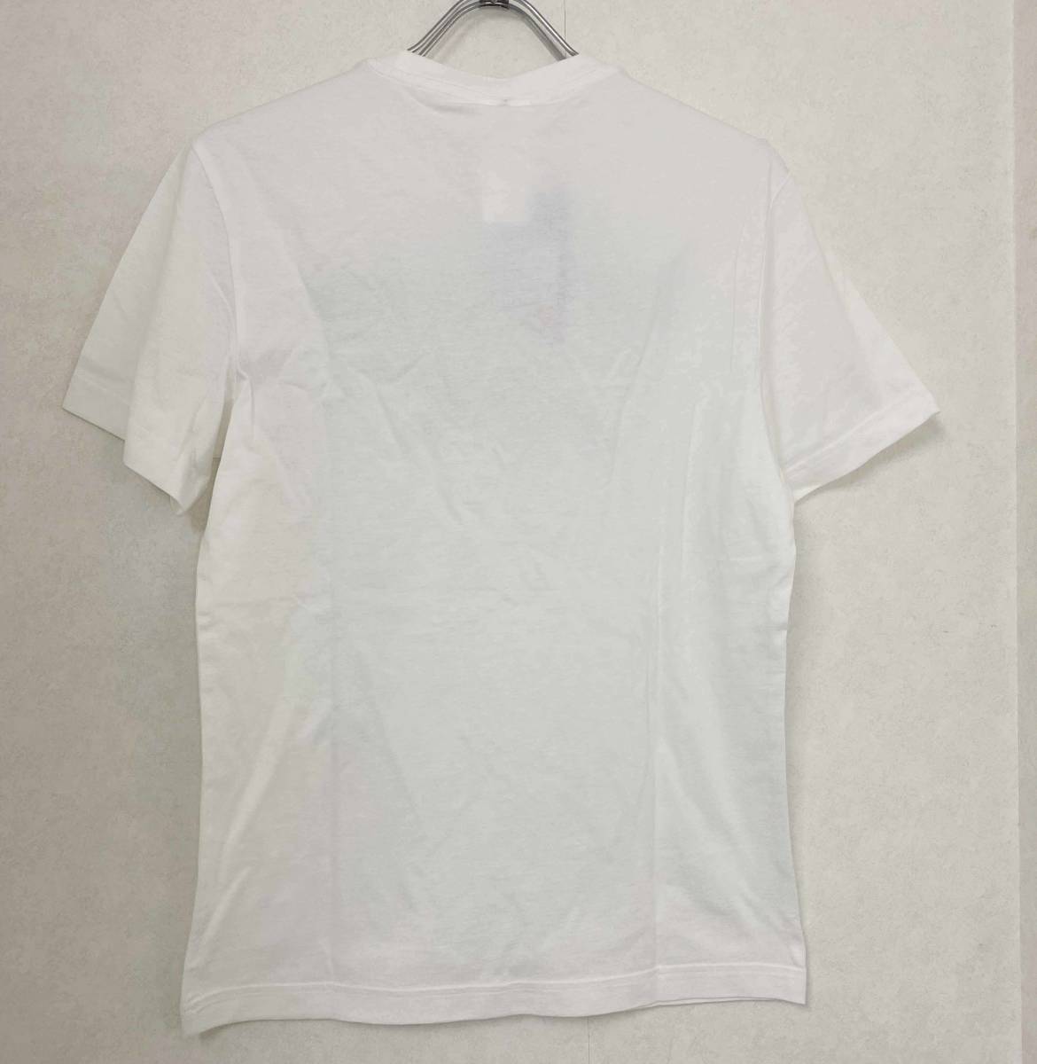 新品 L ★ Reebok リーボック スタックト Tシャツ ホワイト 半袖 ビッグ ロゴ IEH23 メンズ レディース ユニセックス シンプル コットン_画像4