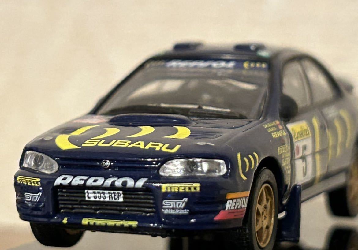 希少！！　IMPREZA　WRX　1995　Monte　Carlo CMS SUBARU 　RALLY　CAR　COLLECTION　SS。10　SUBARU スバル　ラリーカー　1/64._画像4