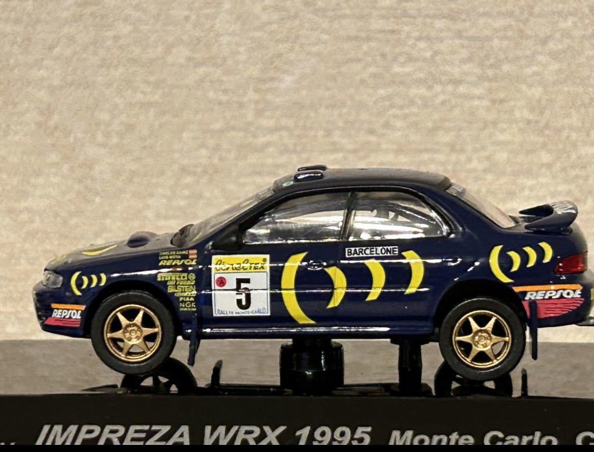 希少！！　IMPREZA　WRX　1995　Monte　Carlo CMS SUBARU 　RALLY　CAR　COLLECTION　SS。10　SUBARU スバル　ラリーカー　1/64._画像6