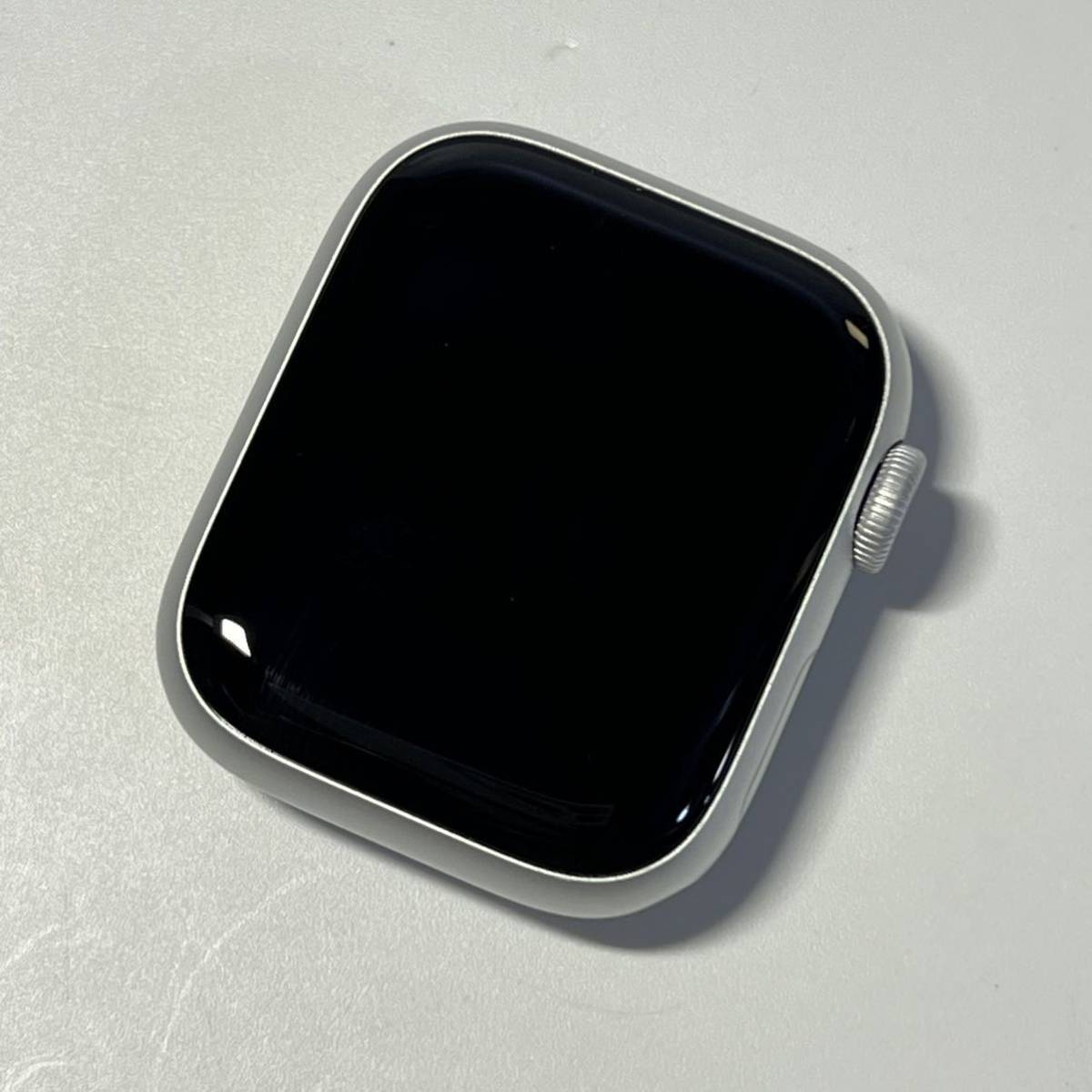 1円~【保証期間有】美品 Apple Watch Series 8 41mm シルバー Aluminum Case GPSモデル MP6K3J/A バッテリー100% / White Sport Band _画像3