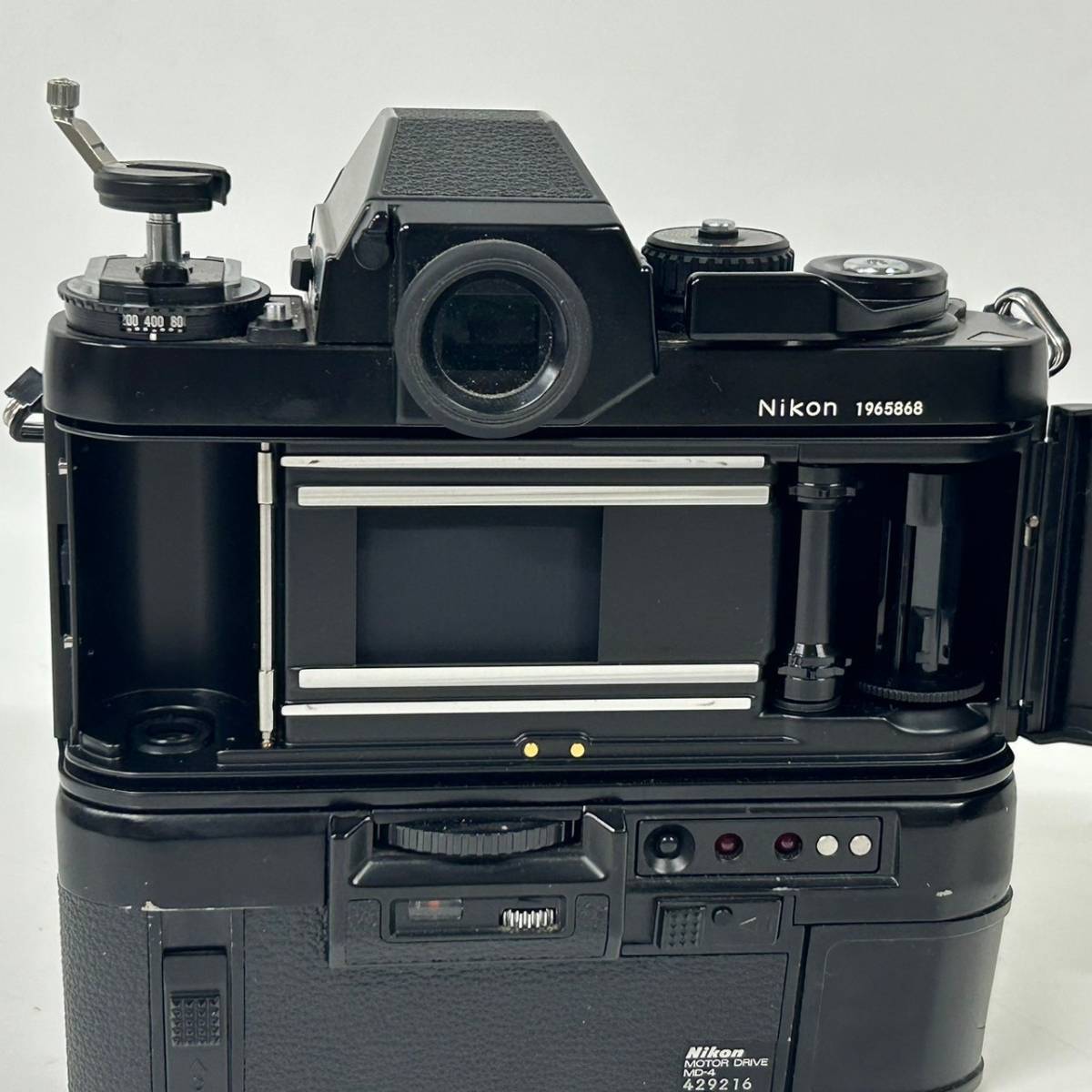 1円~【動作未確認】ニコン Nikon F3 アイレベル NIKKOR 28mm 1:3.5 一眼レフ フィルムカメラ レンズ モタードライブ MD-4 G141860_画像6