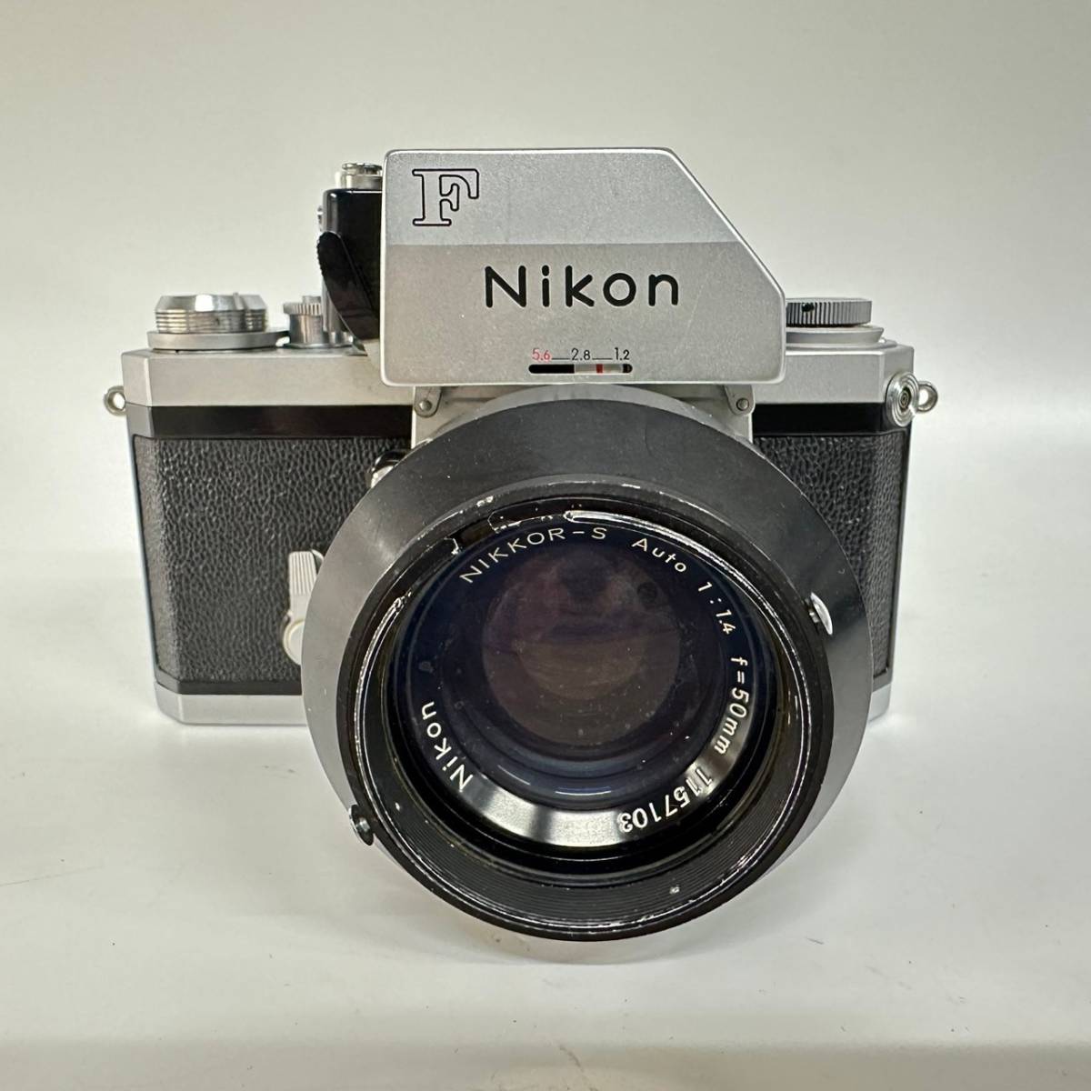 1円~【動作未確認】ニコン Nikon F 中期型 フォトミックFTN NIKKOR-S Auto 1:1.4 f=50mm 一眼レフ フィルムカメラ 単焦点レンズ G122081_画像1
