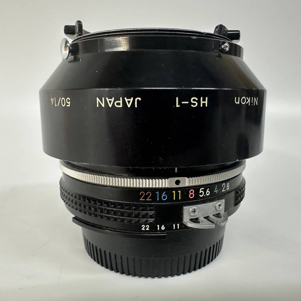 1円~【動作未確認】ニコン Nikon NIKKOR 35mm 1:2.8 一眼カメラ用 単焦点レンズ HS-1 レンズフード付き G113368_画像4