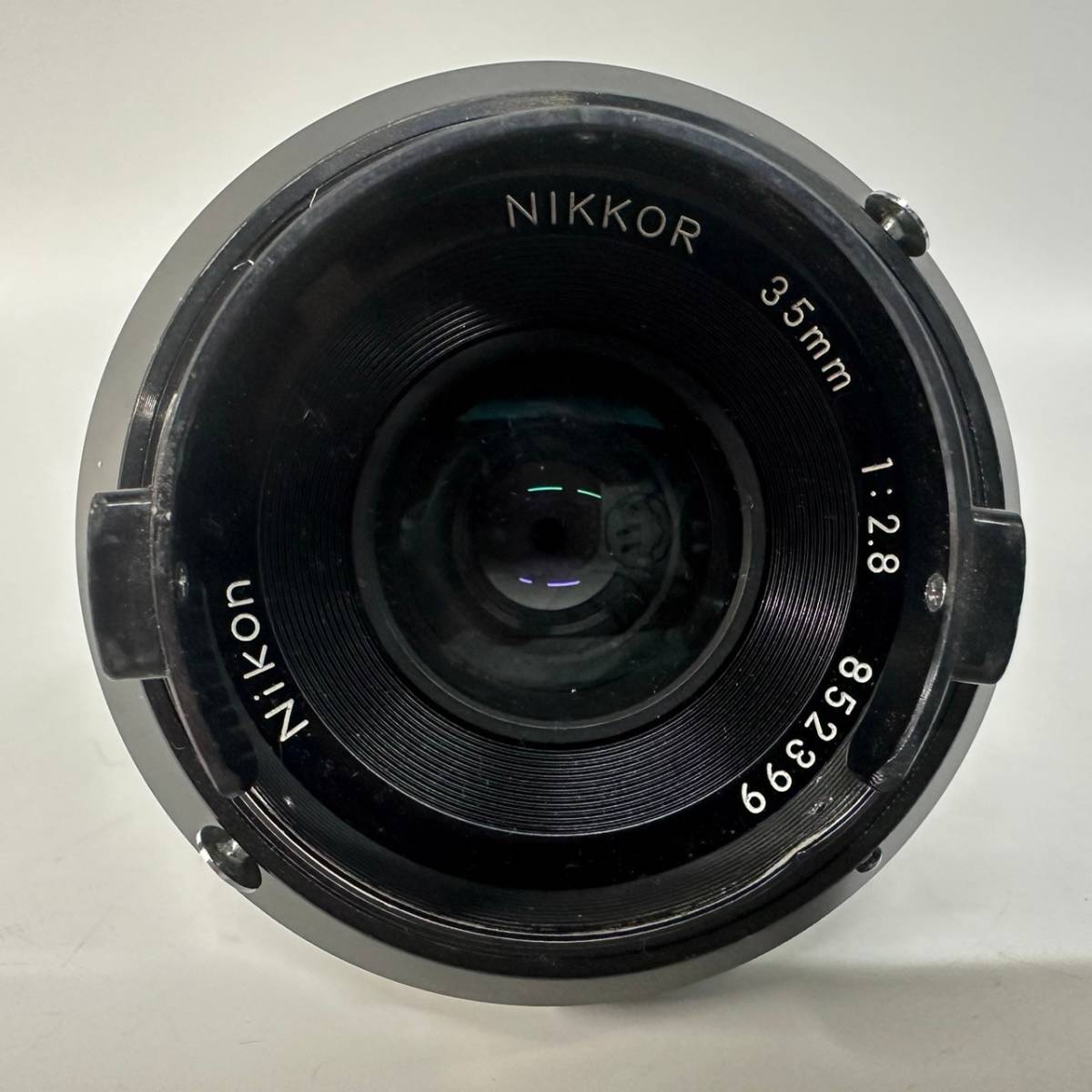 1円~【動作未確認】ニコン Nikon NIKKOR 35mm 1:2.8 一眼カメラ用 単焦点レンズ HS-1 レンズフード付き G113368_画像2