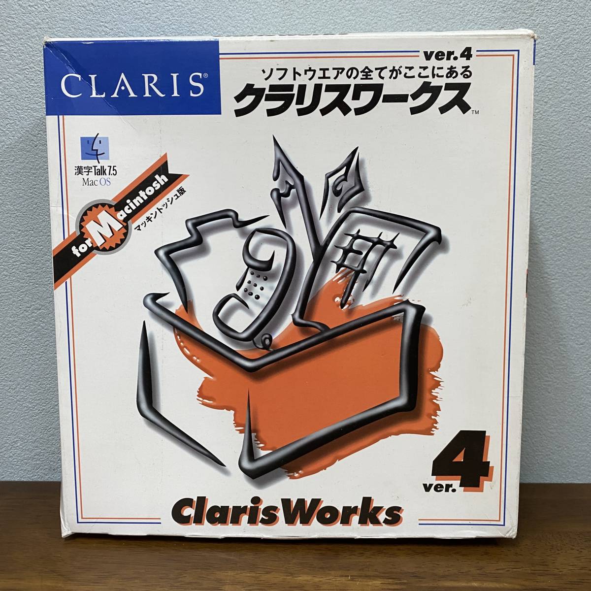 クラリスワークス ver.4 Claris Works Internet for Macintosh マッキントッシュ版_画像1