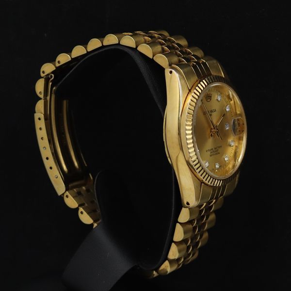 1円 ルイス バルサ QZ デイト 石付 200m ゴールド文字盤 メンズ腕時計 PRM 2884000YSD_画像2