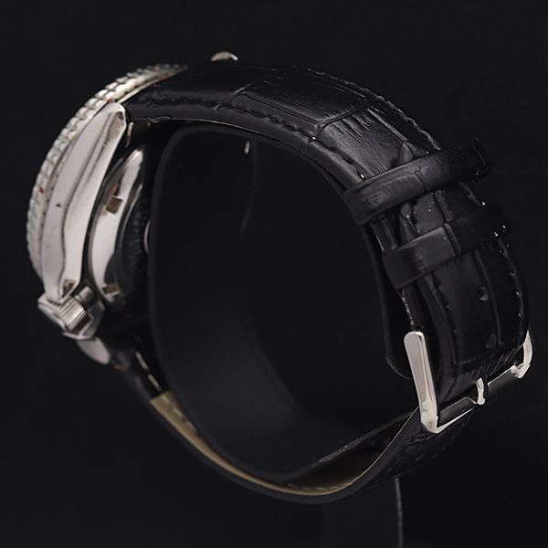 1円 セイコー QZ 7548-7000 ダイバー 150m デイデイト 黒文字盤 メンズ腕時計 JWY4819000SMD_画像3