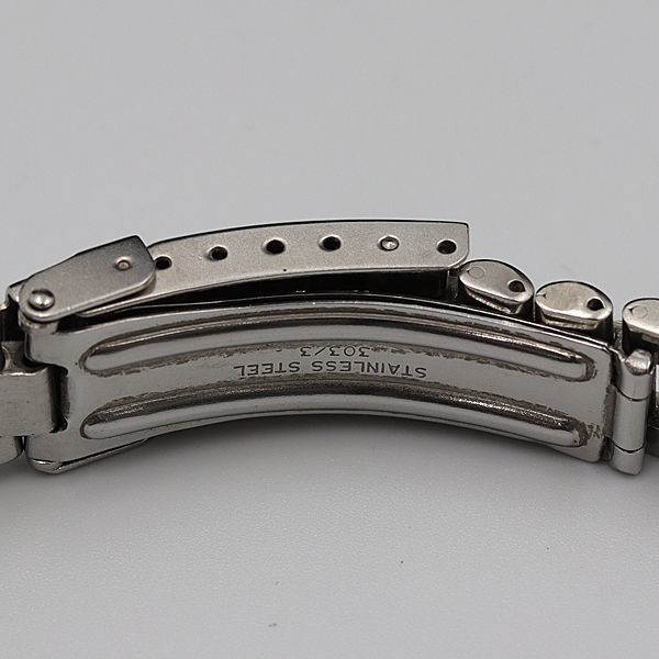 1円 タグホイヤー 303-3 純正ベルト ブレス 14ｍｍ用 シルバーカラー NSK メンズ腕時計用 SGN 2000000_画像3