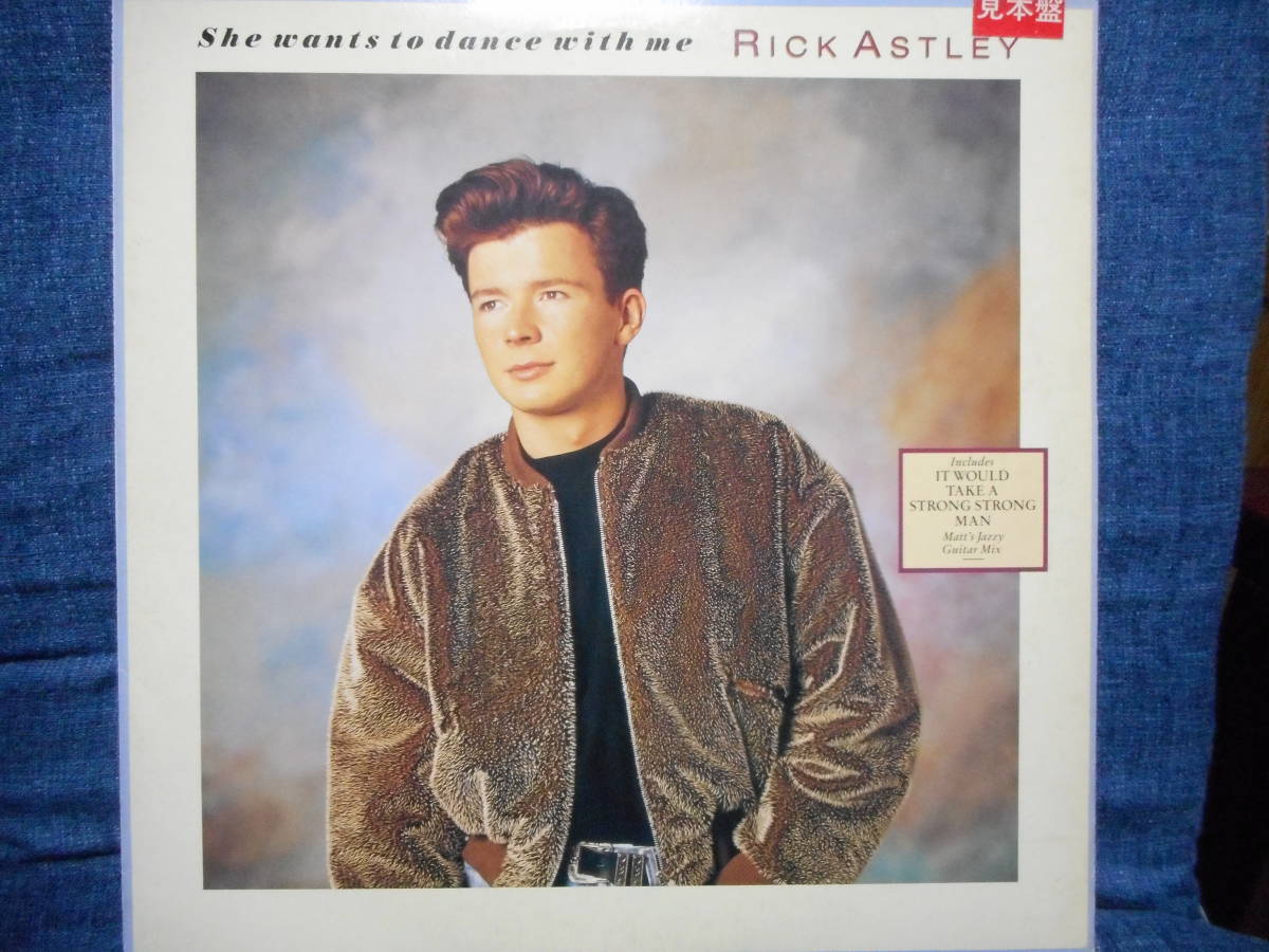 白プロモ12”◆リック・アストリー RICK ASTLEY「ダンス・ウィズ・ミー/ストロング・ストロング・マン/ほか」RCA(BMGビクター) RPS-1040_画像1
