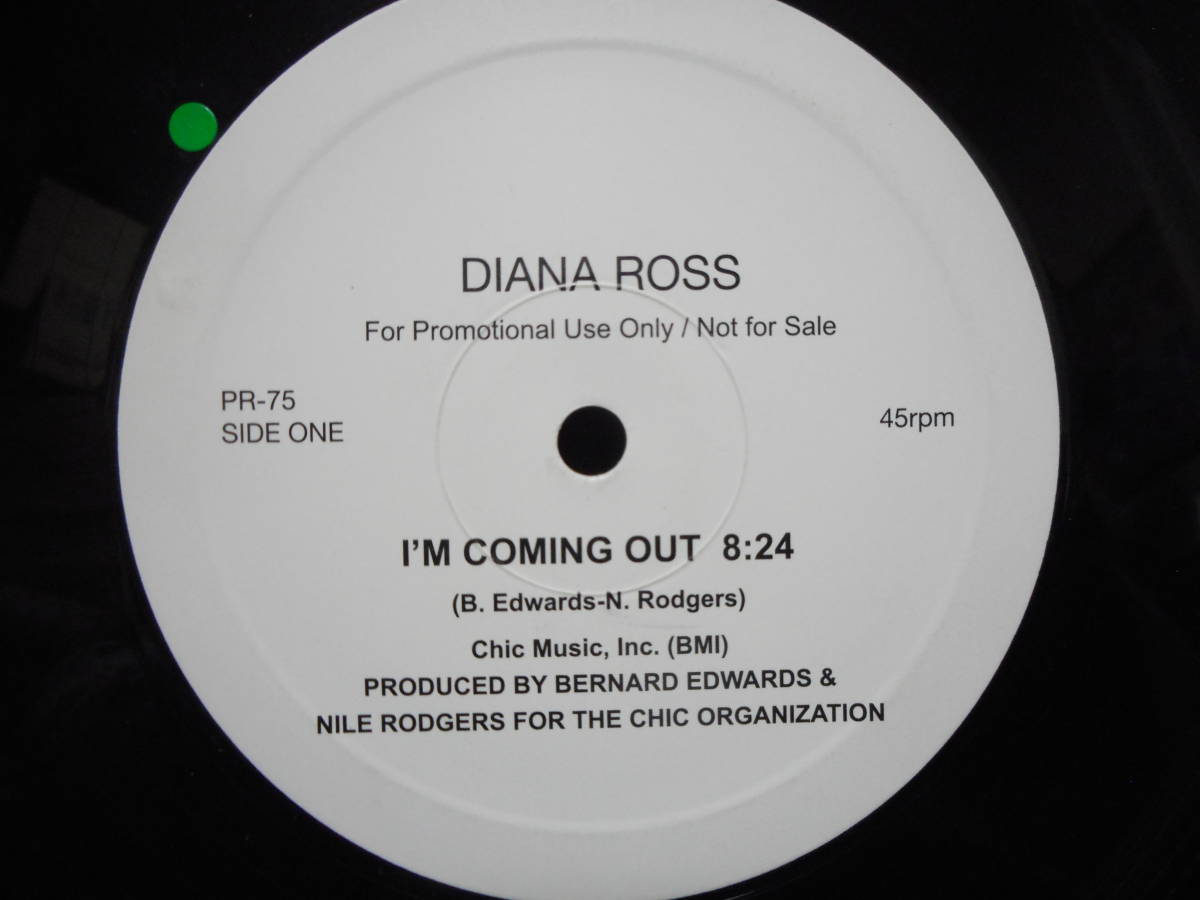 プロモ12”◆DIANA ROSS/MARVIN GAYE「I'M COMING OUT(8:24)/I HEARD IT THROUGH THE GRAPEVINE(6:58)」MOPLEN PR-129/UNOFFICIAL_画像2