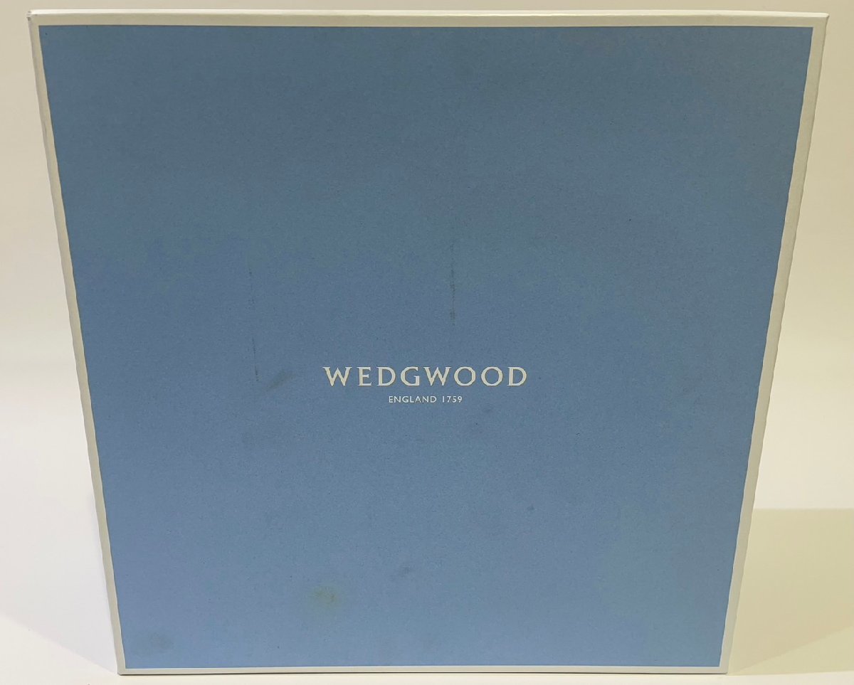 初売り 1円 未使用保管品 WEDGWOOD/ウェッジウッド TAFFETA/タフェッタ FLOWERS/フラワー カップ＆ソーサー ペア プレート 角皿 食器_画像10