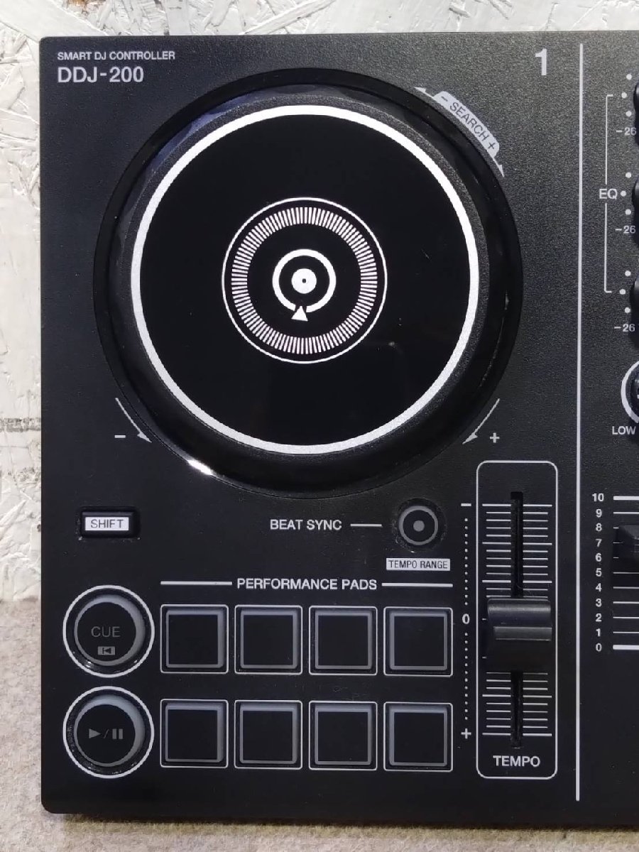 現状品 Pioneer/パイオニア スマートDJ CONTROLLER DDJ-200 iPhone/スマホ対応 モバイルバッテリー駆動可能 通電のみ_画像5