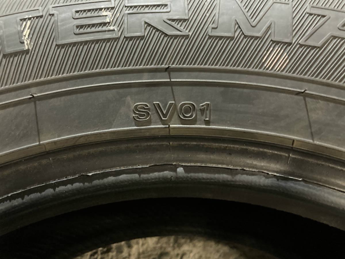 195/80R15 107/105L LT 4本 DUNLOP SV01 冬タイヤ ハイエースキャラバン 作業対応/手渡し可 札幌市白石区 H1259F_画像6