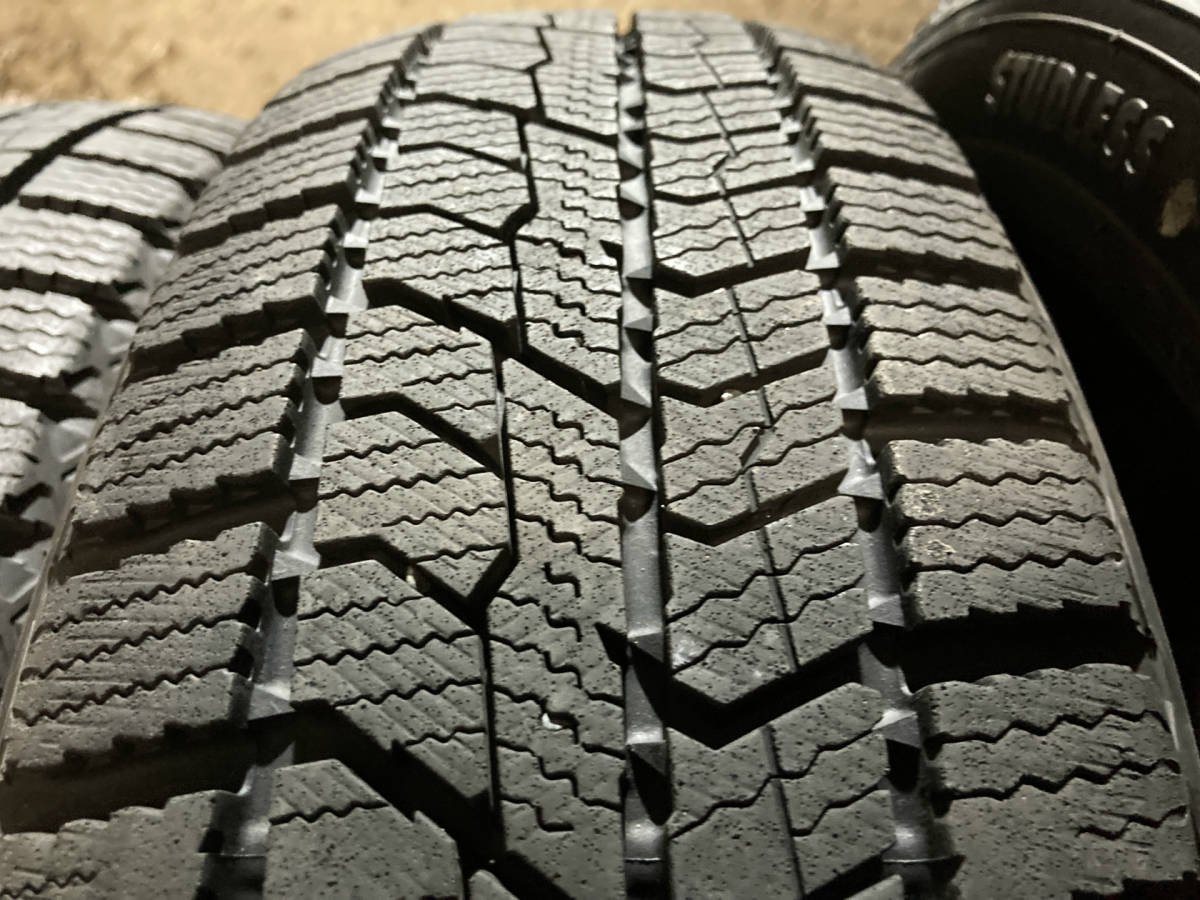 新品時のライン残りあり TOYO 155/65R14 4本 冬タイヤ中古 超バリ山 NBOXルークスekカスタムワゴンRなどに 作業対応可 札幌 H1269_画像4