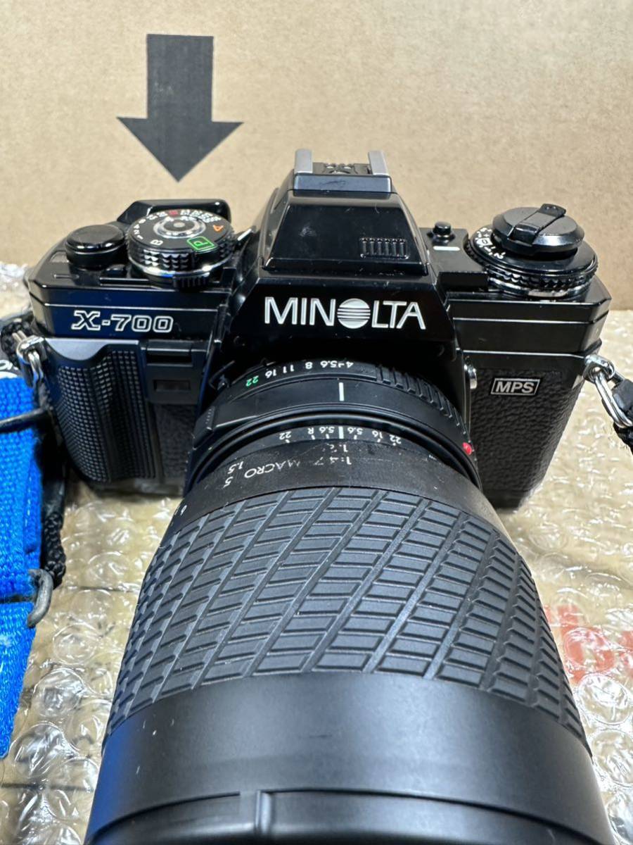フィルムカメラ MINOLTA X-700 レンズ SIGMA UC ZOOM 70-210mm 1:4-5.6 セット_画像2