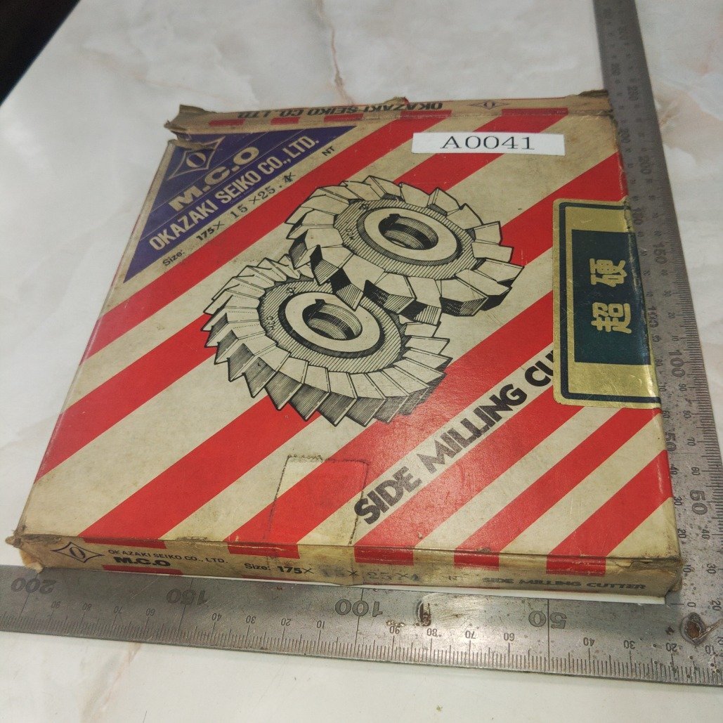 A0041 岡崎精工サイドミ―リングカッター175*15*25.4入荷しました A0041 岡崎精工サイドミ―リングカッター175*15*25.4入荷しました