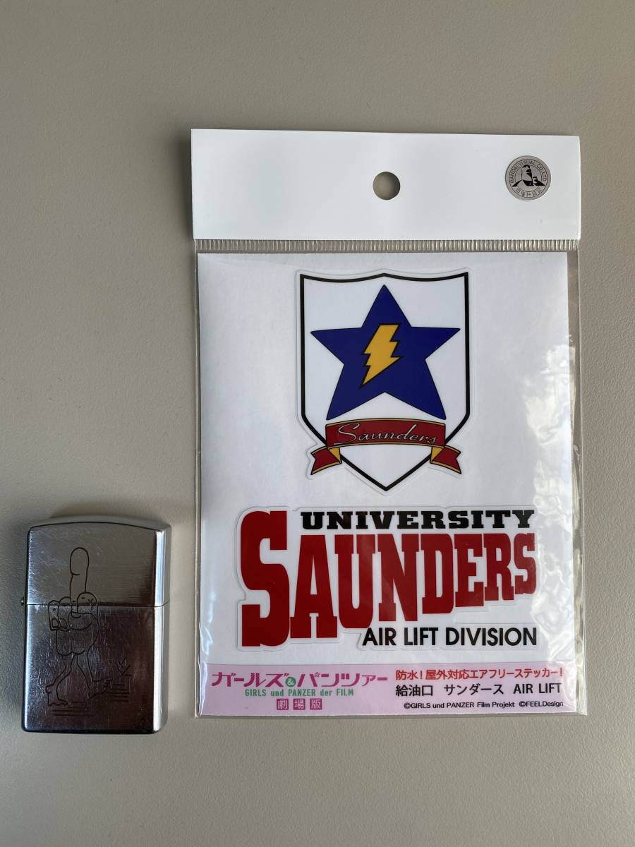 [ unused goods!] Girls&Panzer fuel filler opening sticker Sanders AIR LIFT