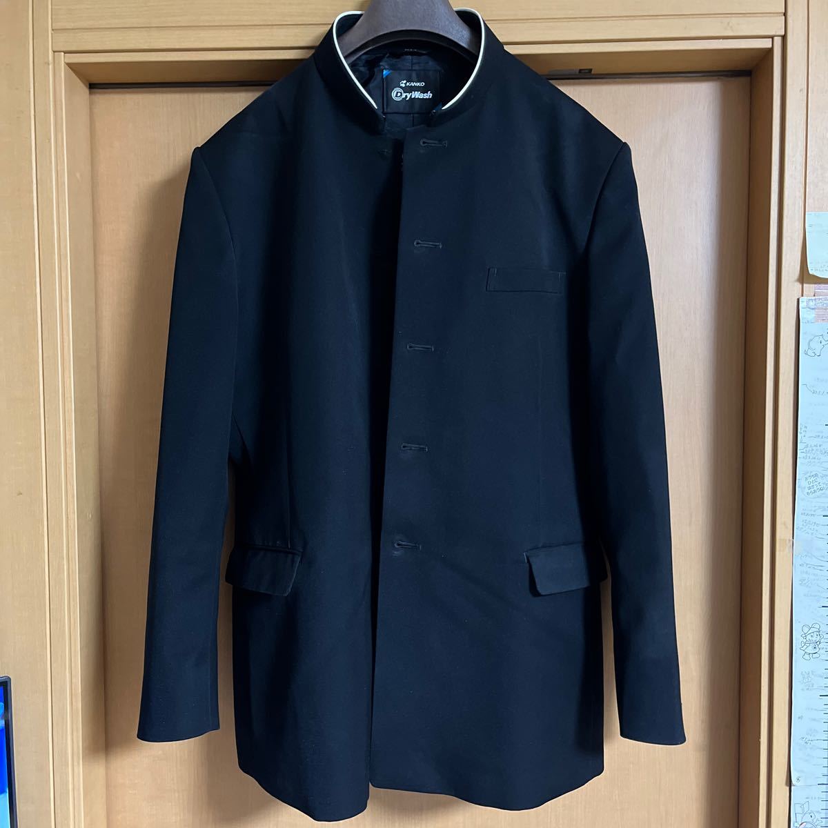 お気に入りの カンコー学生服学ラン上下セット185Aドライウォッシュ