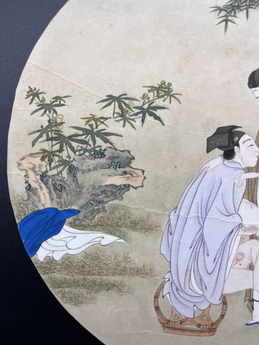 真作】1 中国清代春画 子富画「蘇州春宮図」肉筆 紙本 唐美人 真作】1 中国清代春画 子富画「蘇州春宮図」肉筆 紙本 唐美人