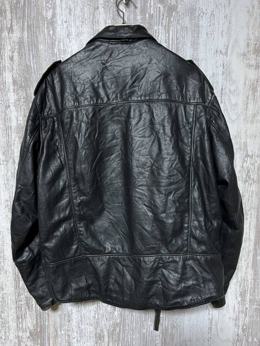 STAGG 古着 短丈 レザージャケット 革ジャン ライダーズ STAGG 古着 短丈 レザージャケット 革ジャン ライダーズ