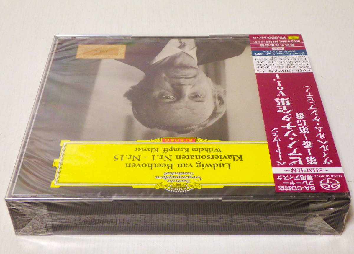 未開封 SHM仕様 SACD SINGLE LAYER ケンプ ベートーヴァン ピアノ・ソナタ全集 VOL.1 KEMPFF BEETHOVEN COMPLETE PIANO SONATAS _画像4