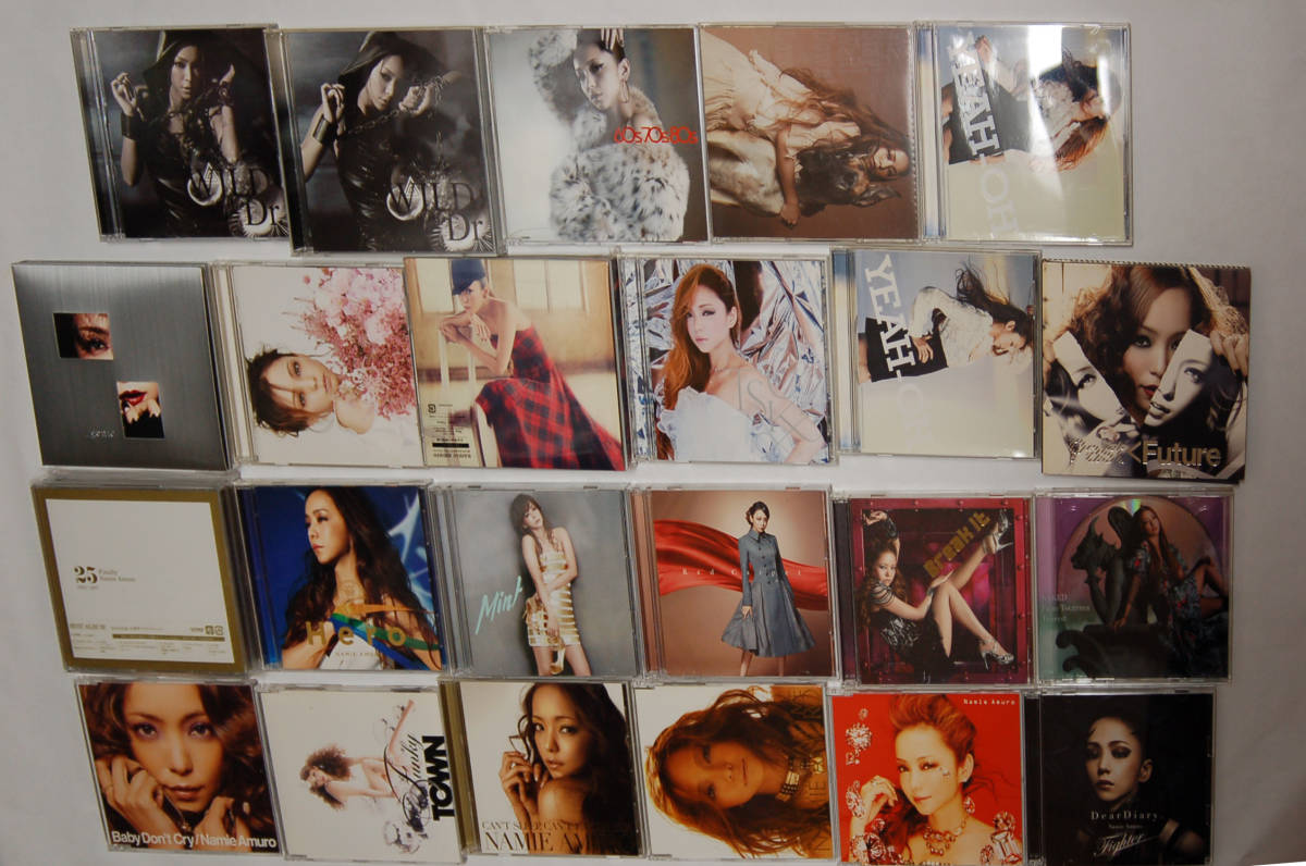 12-2★NAMIE AMURO★安室奈美恵　ベスト　アルバム　シングル　CD まとめて23枚セット■　中古良品_画像1