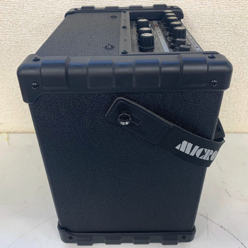 【A-4】 Roland MICRO CUBE RX MCUBE-RX ギターアンプ ローランド 中古 音出し確認済み 細かい汚れあり 1260-77_画像6