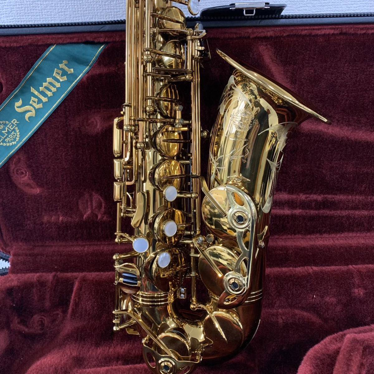 【P2】 SELMER Reference54 アルトサックス 美品 鍵付きケース マウスピース セルマー 管楽器 1227-73_画像4