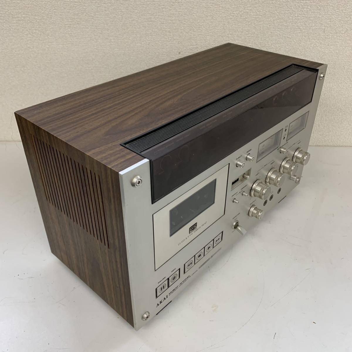 【F1】 AKAI GXC-570D カセットデッキ 現状品 アカイ テープ 音響機器 オーディオ 1242-4_画像4