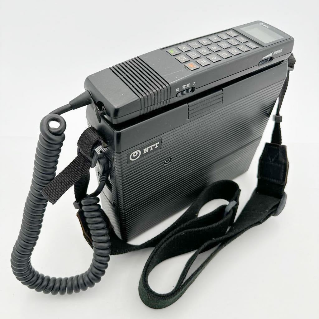 ☆当時物 NTT 日本電信電話 TZ-803形 電話機 ☆ 携帯電話 ショルダー