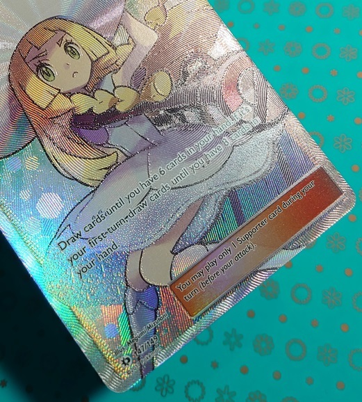 ポケカ 英語版 正規品 リーリエ 帽子 147/149 SR 海外版